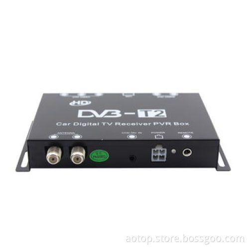 Car DVB-T2 Receiver, Supports HDMI, 180km/H Speed, HD 1,080P/USB PVR Recording/Double Active Antenna